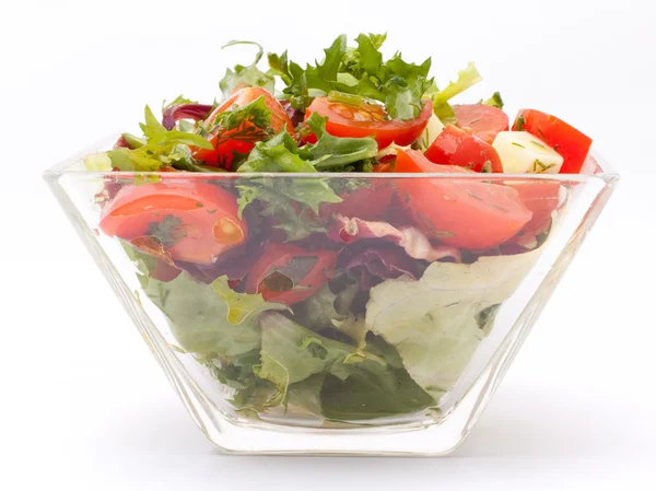 Gezonde tuin salade — Stockfoto