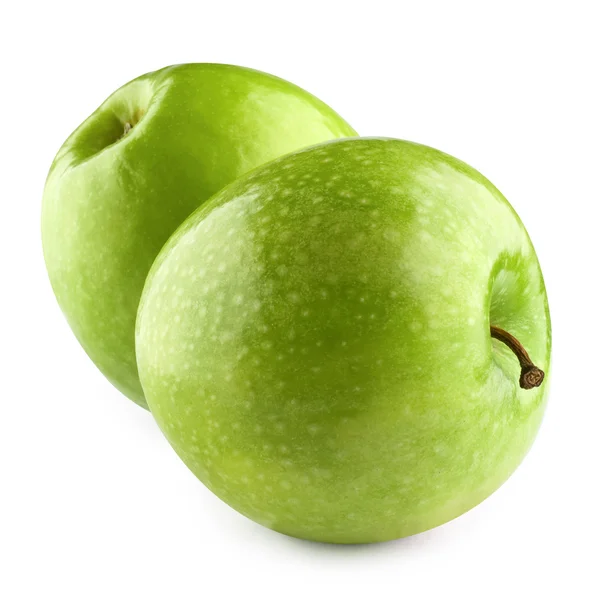 Dos manzanas verdes — Foto de Stock