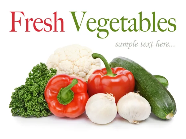 Composición verduras orgánicas frescas —  Fotos de Stock