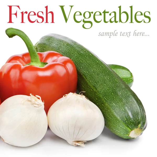 Composición verduras orgánicas frescas —  Fotos de Stock