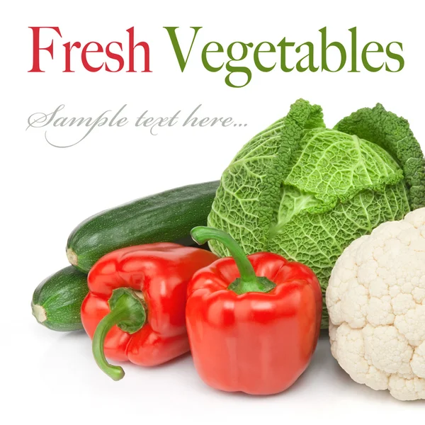 Σύνθεση φρέσκα βιολογικά λαχανικά — Φωτογραφία Αρχείου