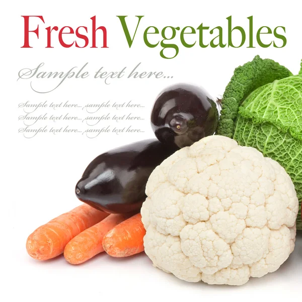 Состав свежих органических овощей — стоковое фото