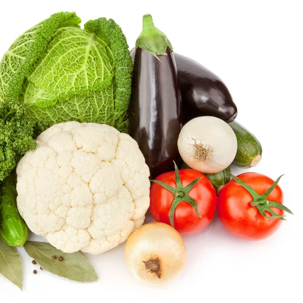 Compoziție cu varietate de legume organice proaspete crude — Fotografie, imagine de stoc