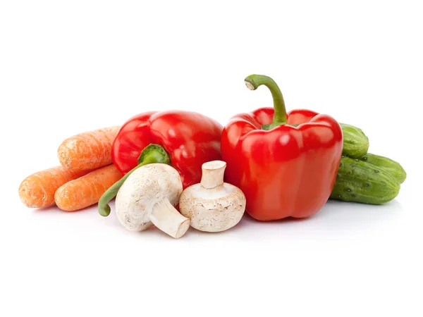 Seasonal organic raw vegetables — Stock Photo, Image