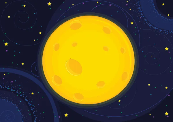 Εικονογράφηση φορέας φεγγάρι — Διανυσματικό Αρχείο
