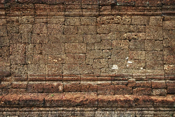 Ancient stone wall in Angkor Wat — Stock Photo, Image