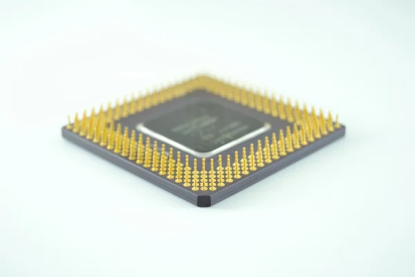 CPU (Central Processing Unit) on white — Stock Photo, Image
