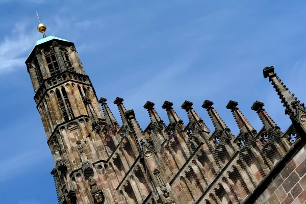 Church - Frauenkirche in Nuremberg — Stock Photo, Image