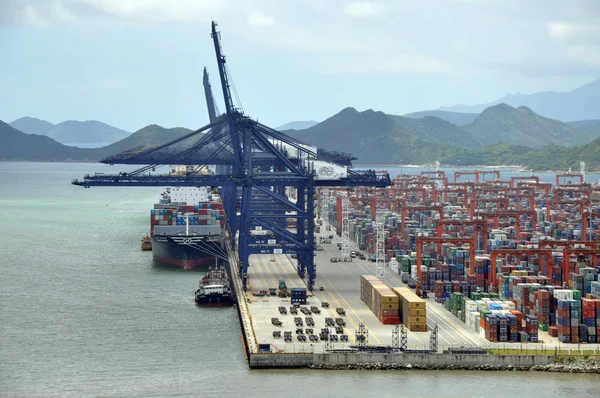 stock image Container pier