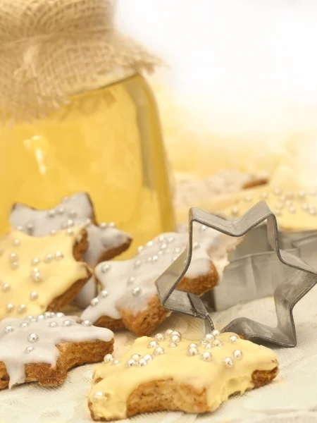 Cookies with honey — Stock Photo, Image