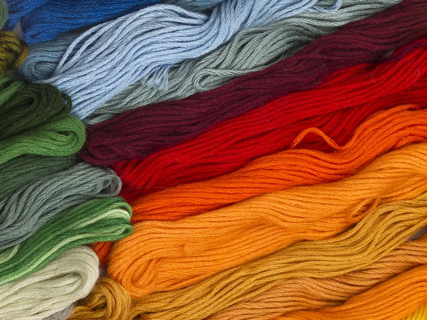 Color yarns — Stock Photo, Image