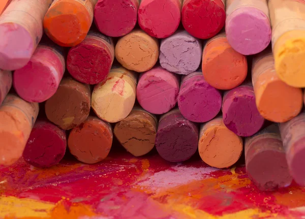 Red dried pastels — Stock Photo, Image
