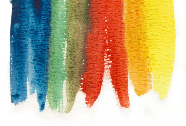Hand painted background, rainbow — Stock Photo, Image
