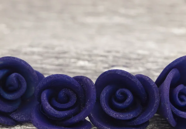 Синие розы — стоковое фото