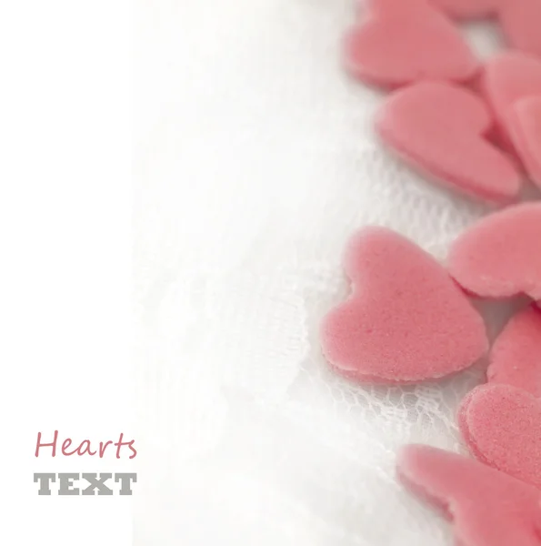 Pink hearts — Stock Photo, Image