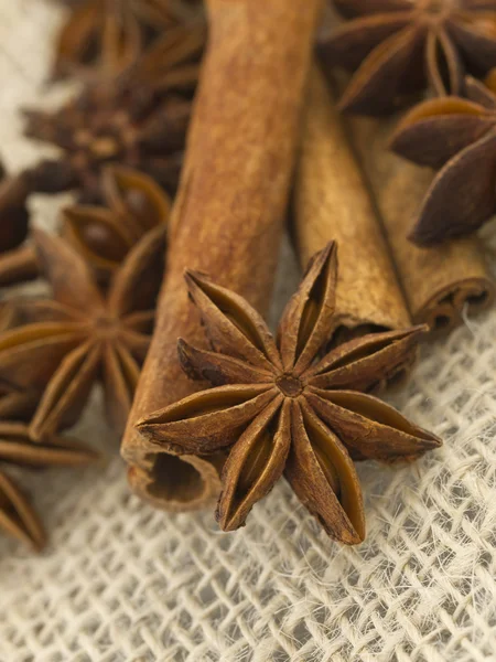Anice with cinnamon — Stock Photo, Image