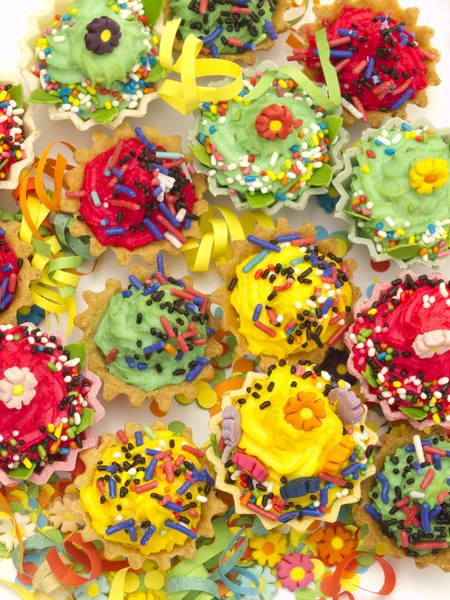 Multicolor cupcakes — Stockfoto