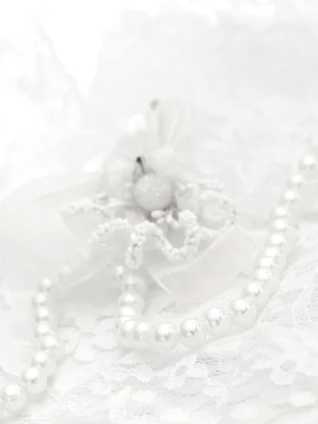 Λευκό κολιέ — Φωτογραφία Αρχείου