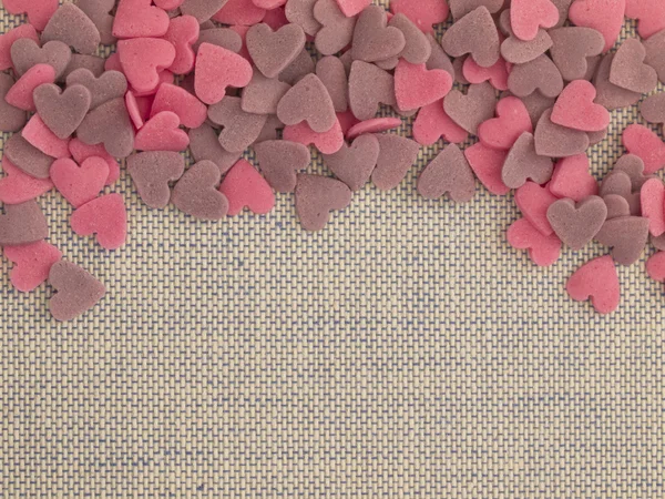 Background with little hearts — Stock Photo, Image