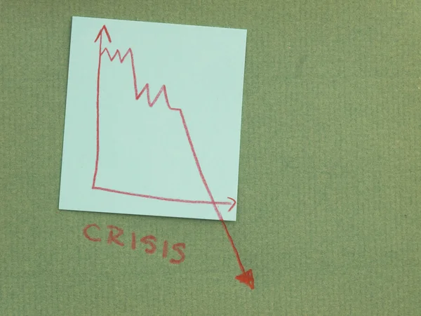 Concept of crisis — Stock Photo, Image