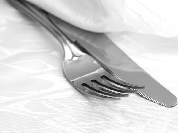 Fork and knife Stock Photo