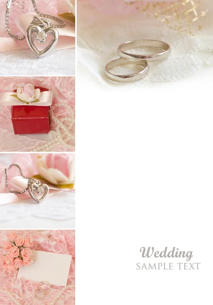 Bruiloft regeling met de plaats voor uw tekst — Stockfoto