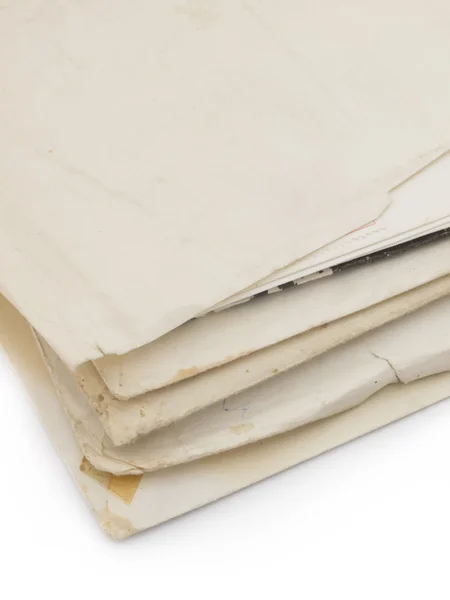 Högar av vitt papper — Stockfoto