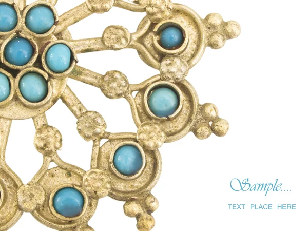 Ανατολίτικο κοσμήματα με το μέρος για το κείμενό σας — Φωτογραφία Αρχείου