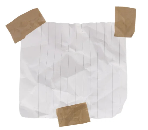 Papírové bankovky s lepící pásky — Stock fotografie