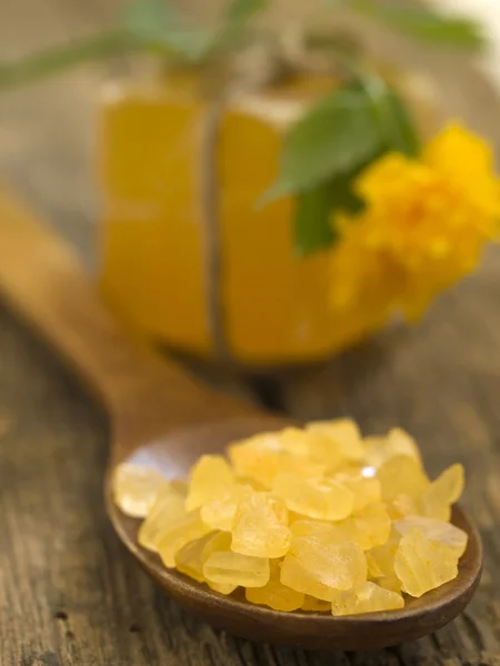 Yellow spa arrangement — Stock Photo, Image