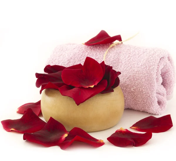 Spa rose treatment — Stock Photo, Image