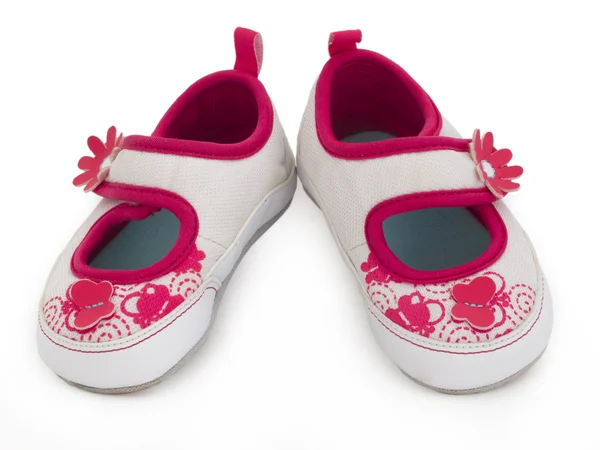 Baby girl's shoes — Stock Photo, Image