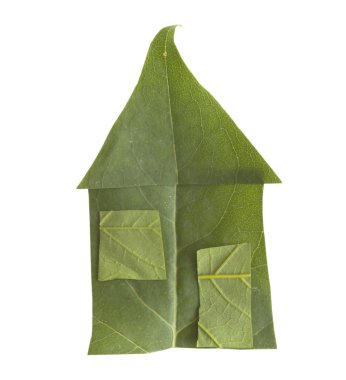 A house made of leaf