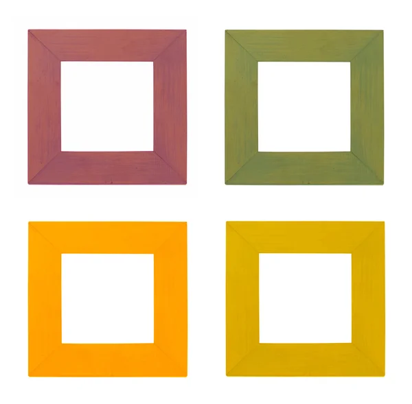 Colección de marcos de colores — Foto de Stock