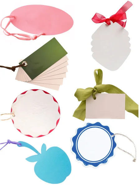 Collection of various tags — Stock Photo, Image