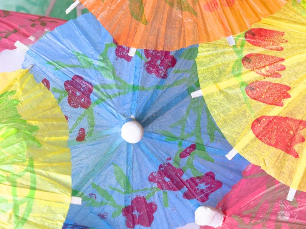 Guarda-chuvas de cocktail — Fotografia de Stock