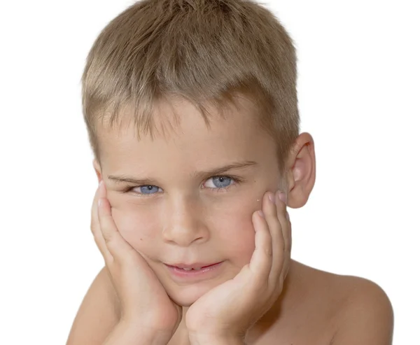 Portrait of six years old boy — Stock Photo, Image