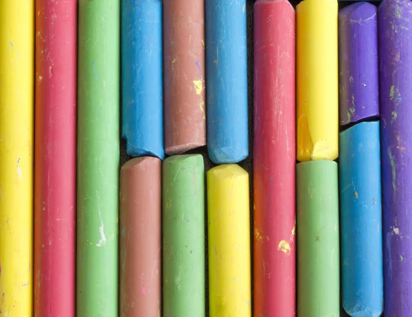Барвисті кольорові олівці фону — стокове фото