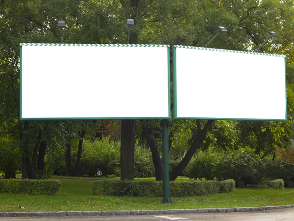 Boş billboard reklam — Stok fotoğraf