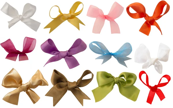 Collection of colorful bows — Stock Photo, Image