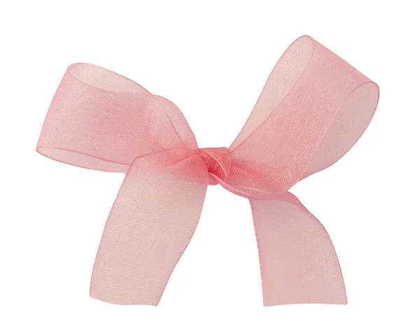 Transparent red bow — Stock Photo, Image