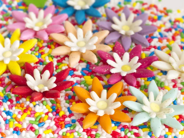 Édes virágos cukorka háttér — Stock Fotó