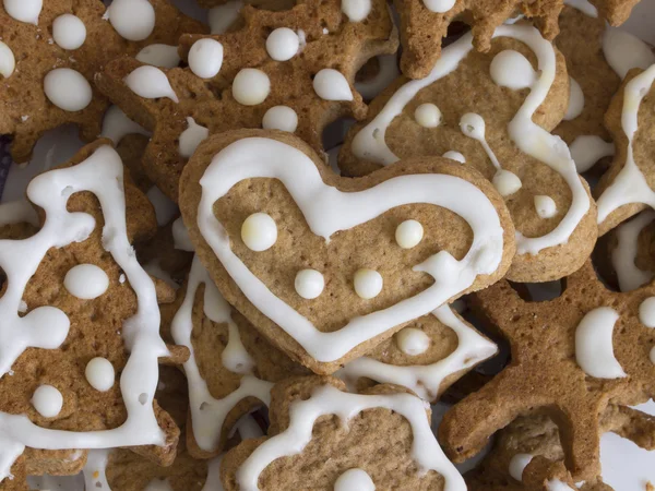 Серце форми печиво — стокове фото