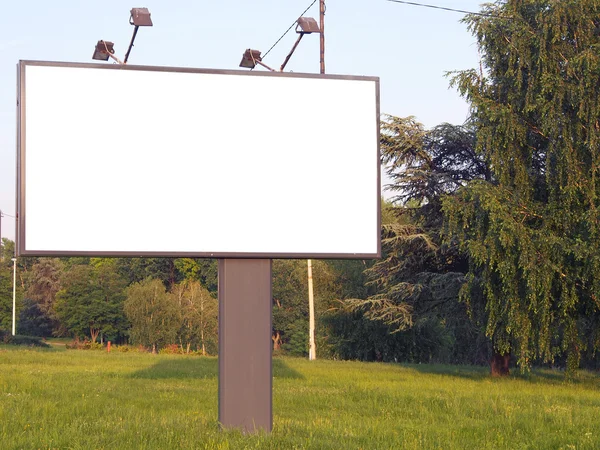 Boş billboard reklam — Stok fotoğraf
