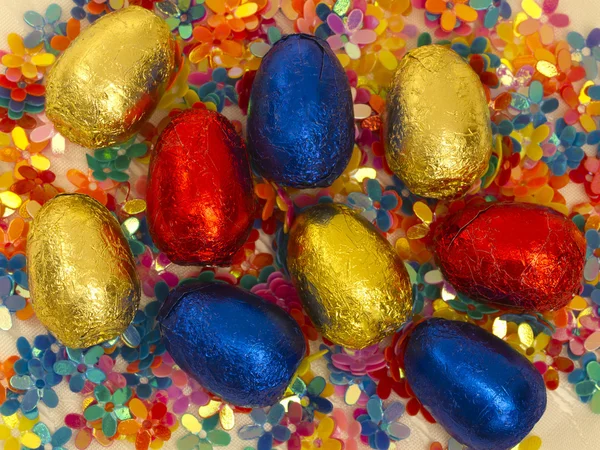 Słodycze jajka na Wielkanoc — Zdjęcie stockowe