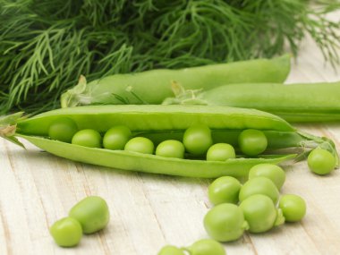 Fresh peas clipart