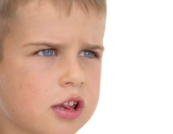Portret van zes jaar oude jongen — Stockfoto