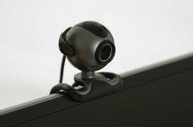 Webcam bir monitörde