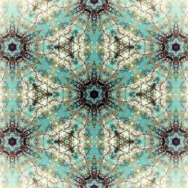 Azul fractal — Fotografia de Stock