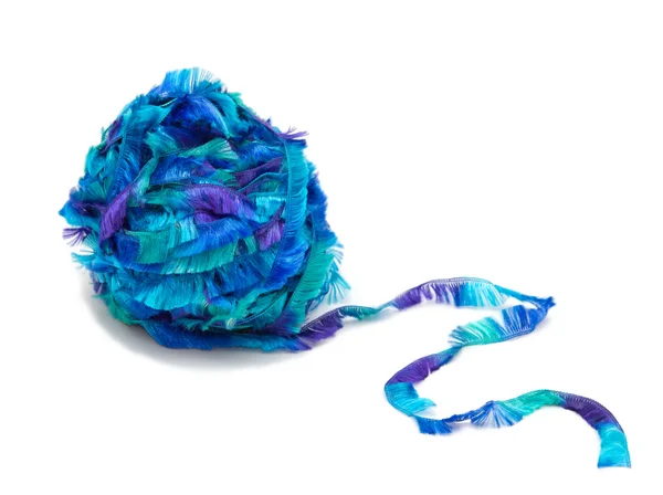 stock image Tangle of colored wool